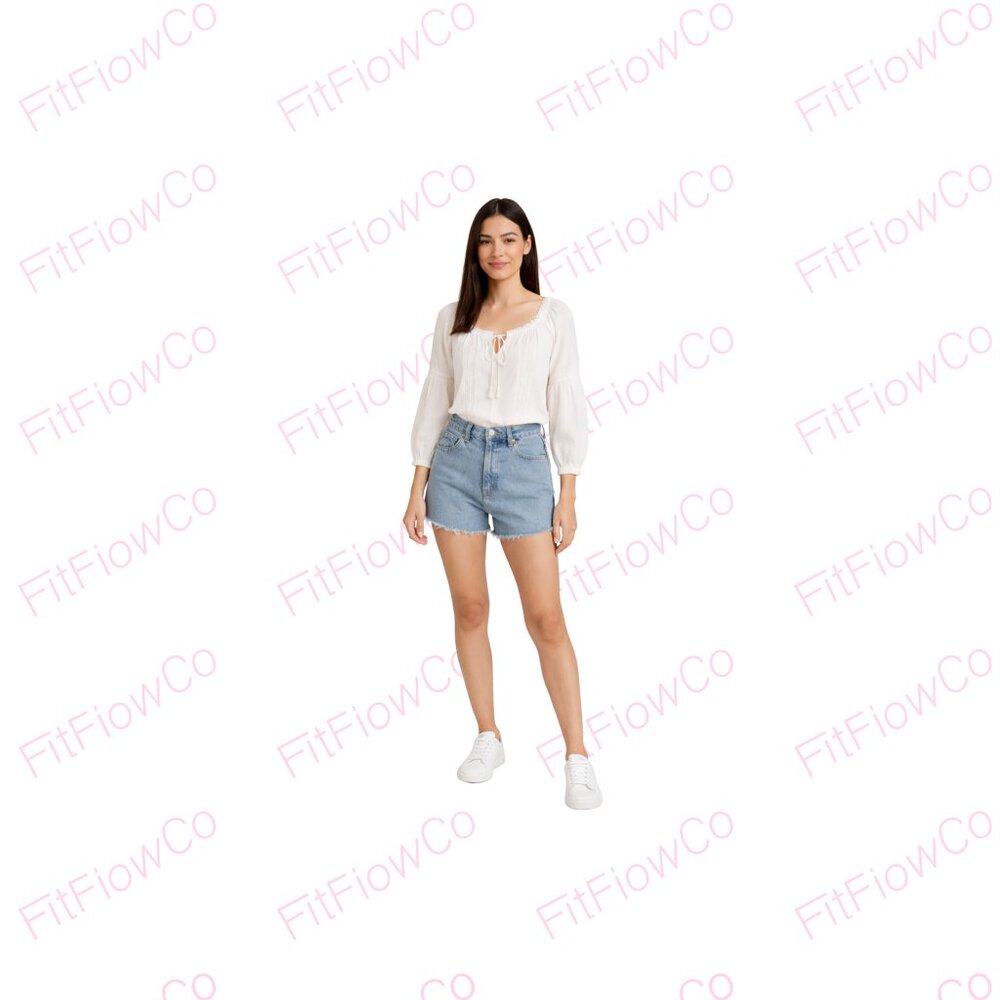 Calvin Klein Jeans Vintage High-Rise Cutoff Denim Shorts  Size 4 100% Cotton